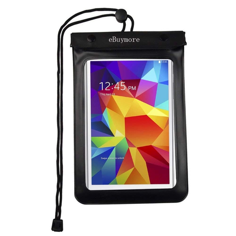 Husa Universala Rezistenta la Apa pentru Telefon / Tabletă de Pana la 8 Inci, Neagra. - 1 | YEO